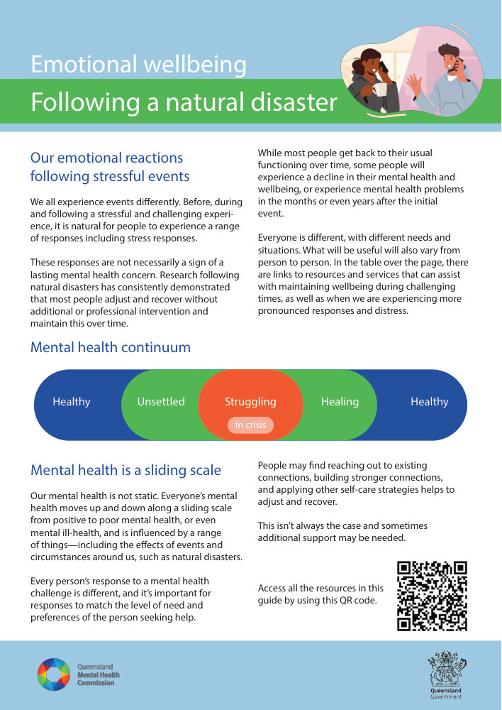 Thumbnail of Emotional wellbeing following a natural disaster