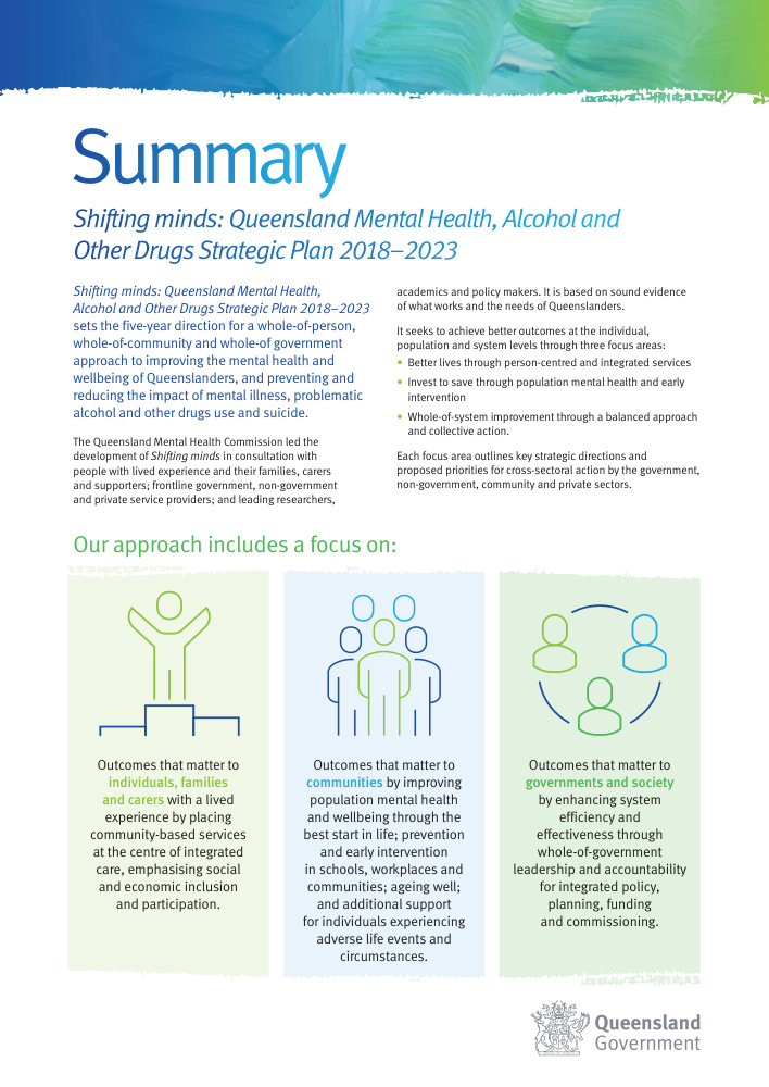 Thumbnail of Shifting minds 2018–2023: summary