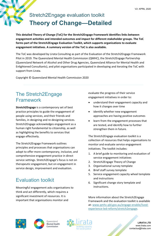 Thumbnail of Stretch2Engage: Theory of Change